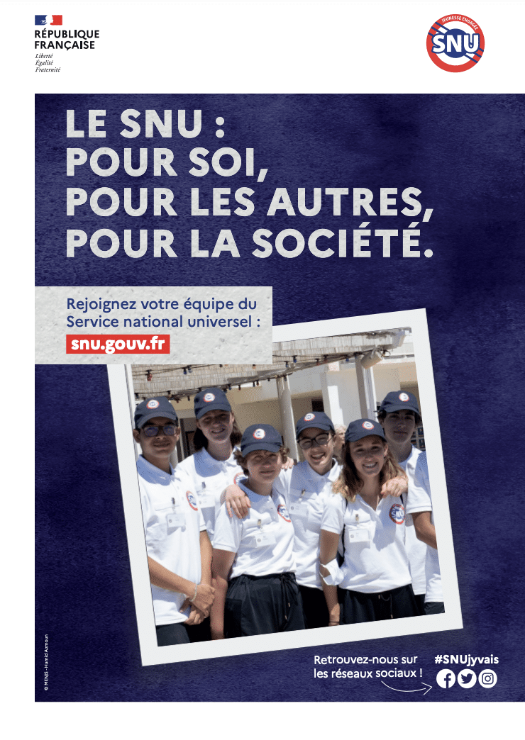 L'affiche A3 SNU 2023